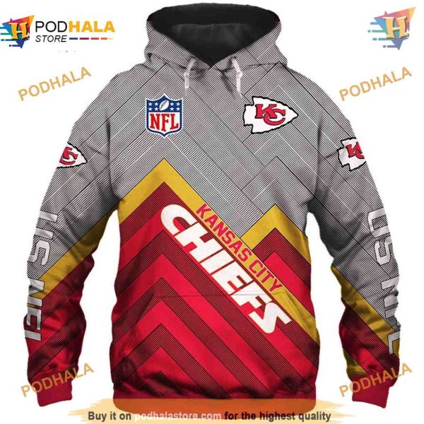 Kansas City Chiefs Hoodie 3D, Cheap Long Sweatshirt S-5XL, Chiefs Apparel