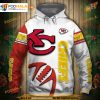 Kansas City Chiefs Hoodie 3D Graphic Balls, Cheap Chiefs Apparel