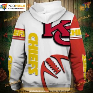 Kansas City Chiefs Hoodie 3D Graphic Balls Cheap Chiefs Apparel 2