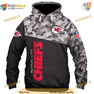 Kansas City Chiefs Military Hoodies 3D New Season Chiefs Clothing 1