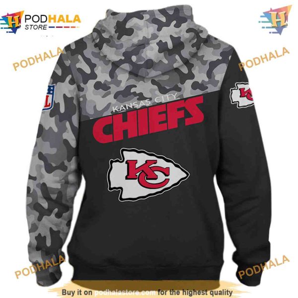 Kansas City Chiefs Military Hoodies 3D, New Season Chiefs Clothing