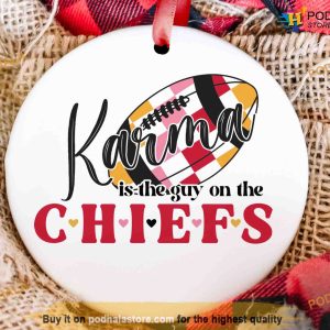 Karma Chiefs Christmas Ceramic Ornaments, Personalized Family Xmas Gifts