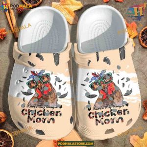 Kinda Busy Being A Chicken Mom Crocs Shoes, Funny Gifts for Women