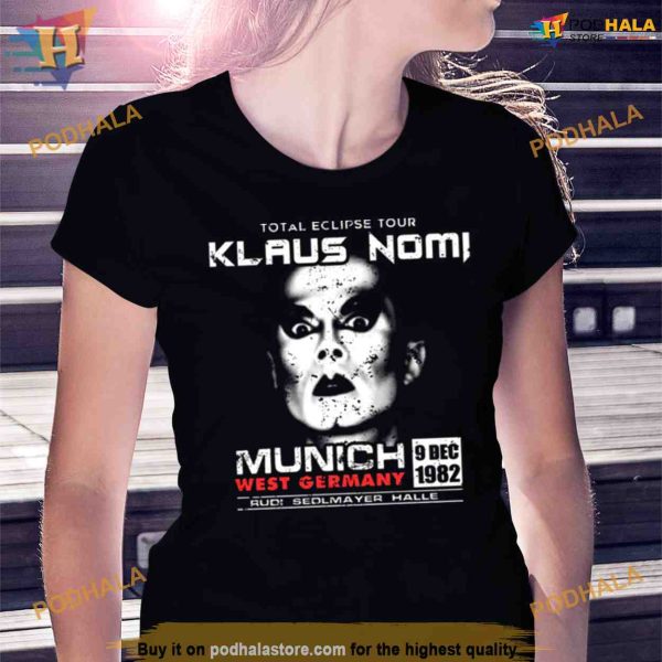 Klaus Nomi Tour Black Prin Shirt For Women Men