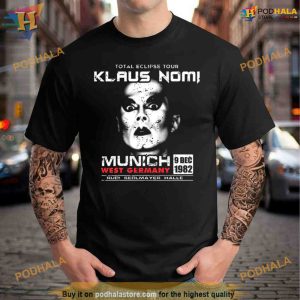 Klaus Nomi Tour Black Prin Shirt For Women Men 2