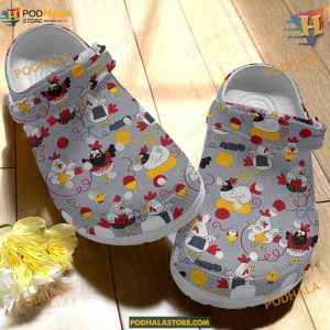 Knitting Chicken Classic Crocs Clogs, Funny Crocs for Crafters