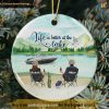 Lake Life & Love Personalized Couple Ornament, Custom Christmas Decor
