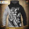 Las Vegas Raiders NFL Hoodie 3D Cartoon, Trendy NFL Apparel Design