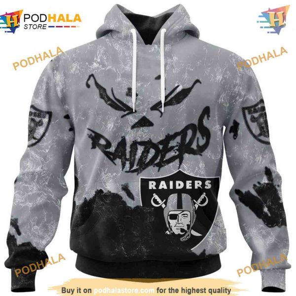 Las Vegas Raiders NFL Hoodie 3D, Devil Eyes NFL Merchandise