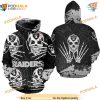 Las Vegas Raiders NFL Hoodie 3D, Halloween Skull NFL Apparel Graphic