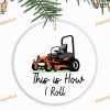Lawn Mower Ornament Personalized Family Christmas Tree Decor for Men