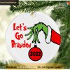 Let's Go Brandon Grinch Xmas Ornament, Funny 2023 Grinch Christmas Decor