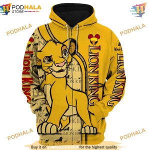 Lion King Simba Disney 3D Hoodie Trending Gifts 2