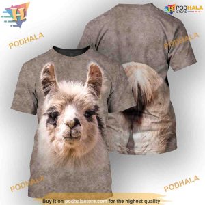 Llama Full All Over Printed Funny Animal Costume 3D Hoodie Sweatshirt 2