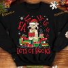 Llama Reading Book Christmas Shirt, Family Christmas Shirt Ideas