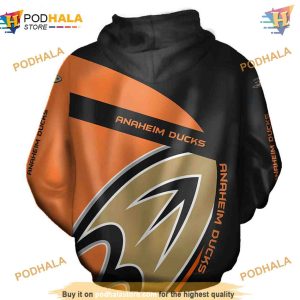 Long Sleeve 3D Anaheim Ducks Hoodie Perfect Merch for Fans 2
