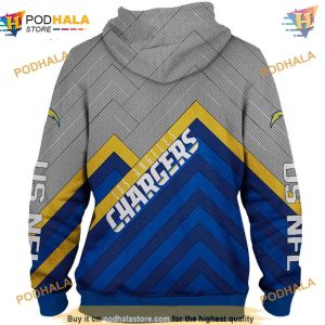 Los Angeles Chargers 3D Hoodie Long Sweatshirt Size S 5XL 2