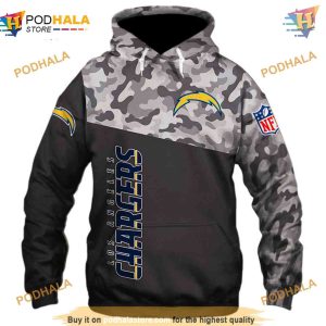 Los Angeles Chargers Military 3D Hoodie New Season Apparel 1