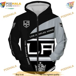 Los Angeles Kings 3D Hoodie Hooded Long Sleeve Fan Gifts 3