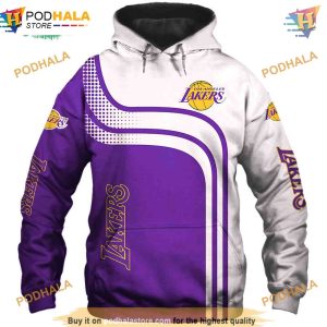 Los Angeles Lakers 3D Hoodie Cheap Basketball Sweatshirt for Fans 2