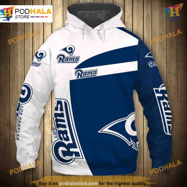 Los Angeles Rams 3D Hoodie Gift, NFL Fan Sweatshirt