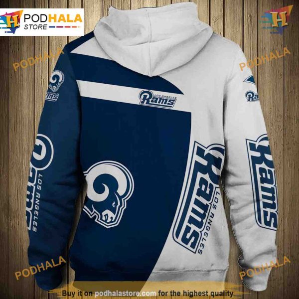 Los Angeles Rams 3D Hoodie Gift, NFL Fan Sweatshirt