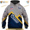 Los Angeles Rams 3D Hoodie Long Sweatshirt, Sizes S-5XL