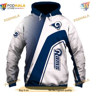 Los Angeles Rams 3D Hoodie Sweatshirt, NFL Fan Gear