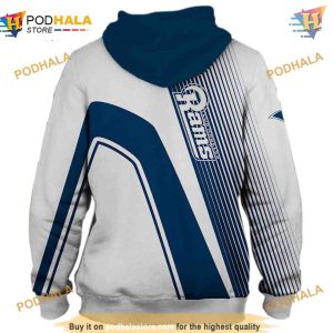 Los Angeles Rams 3D Hoodie Sweatshirt NFL Fan Gear 2