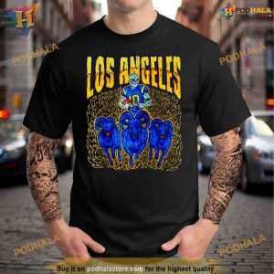 Los Angeles Rams football skeleton Shirt For Women Men