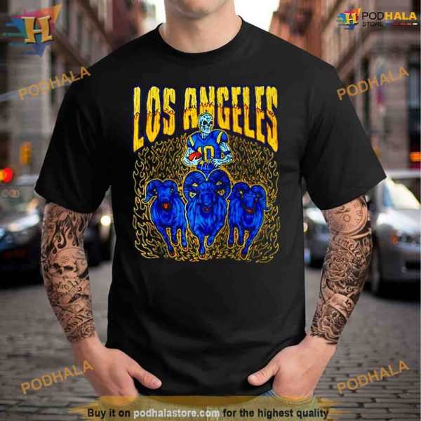 Los Angeles Rams football skeleton Shirt For Women Men