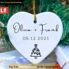 Love Dated Personalized Couple's Ornament, Marking The Year Together