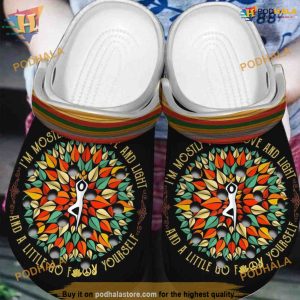 Love Yoga Pattern Crocs Shoes, Funny Christmas Thanksgiving Gifts
