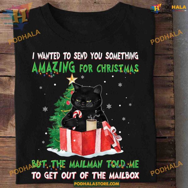 Mailbox Christmas Joke Tee, Funny Christmas Gift Ideas