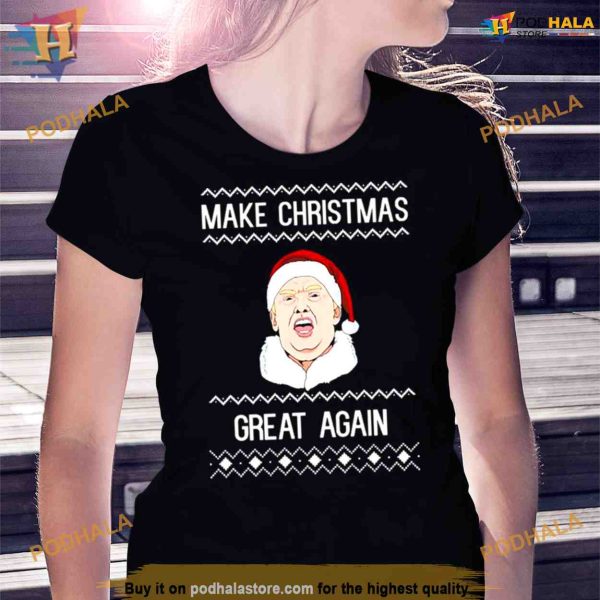 Make Christmas Great Again Shirt For Women Men
