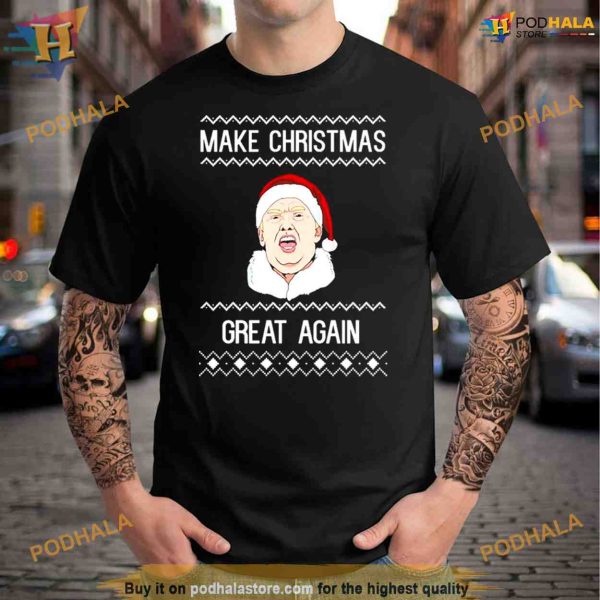 Make Christmas Great Again Shirt For Women Men
