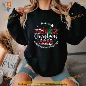 Making Memories Together Buffalo Plaid Family Christmas 2023 Shirt Hoodie