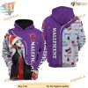 Maleficent Santa Claus Unisex 3D Hoodie, Funny Christmas Gift Ideas