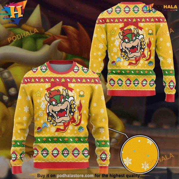 Mario Bros Laugh-Out-Loud Xmas Sweater, Unique Funny Christmas Gift Ideas