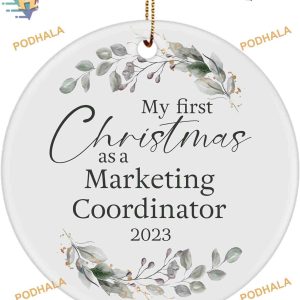 Marketing Coordinator's First Christmas Ornament 2023, Family Tree Decoration