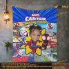 Marvel Spidey Kids Custom Face Blanket, Personalized Superhero Blanket
