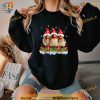 Matching Family Xmas Lights Santa Chicken Christmas Shirt Hoodie