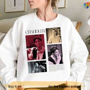 Matthew Perry Book Art Shirt, Friends Chandler Bing In Memorial Sweatshirt