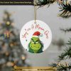 Mean One Mr Grinch Ceramic Ornament, Classic Grinch Christmas Ornaments