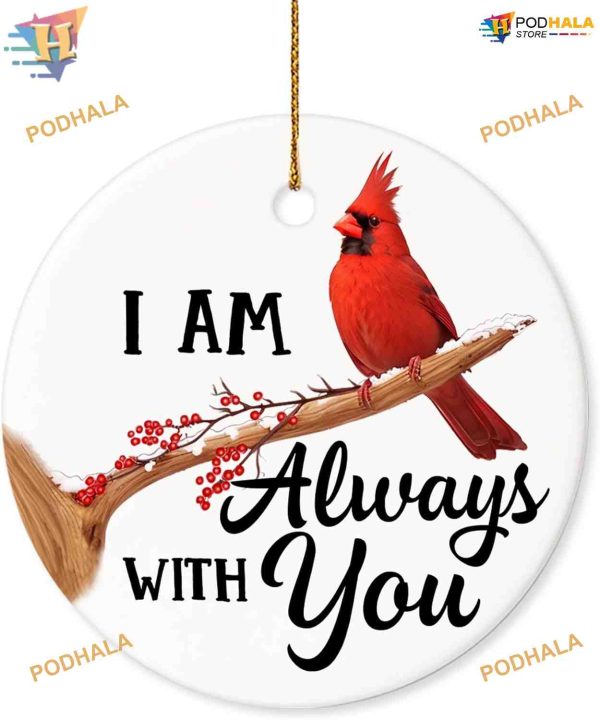 Memorial Cardinal Christmas Ornament, Sympathy Gifts, Family Tree Decoration