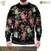 Men's Custom Face Christmas Sweater, Personalized Funny Led Outfit