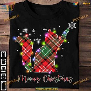 Meowy Christmas Decoration Shirt, Funny Xmas Gifts