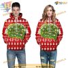 Merry & Bright 3D Christmas Hoodie, Funny Holiday Gift