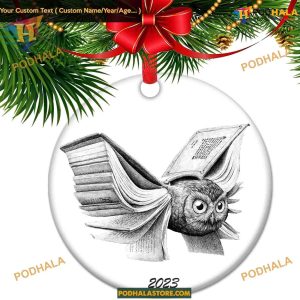 Merry Christmas 2023 Ceramic Ornament, Personalized Family Friends Keepsake