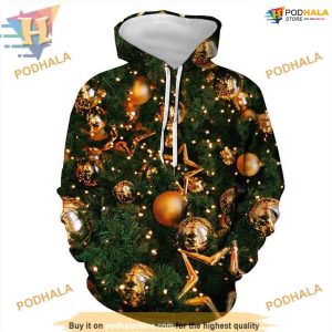 Merry Christmas 3D Print Hoodie, Creative Xmas Gifts